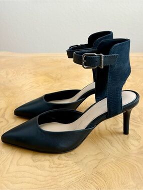 Gianni Bini Myrabella Black Pumps Heels, Size 5.5 M